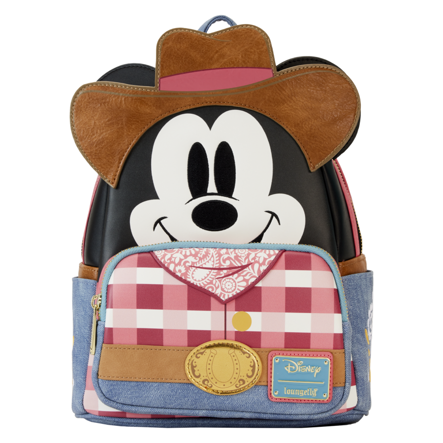 Pop Weasel Image of Disney - Western Mickey Cosplay Mini Backpack - Loungefly - Bags, Wallets & Purses - Image - Pop Weasel