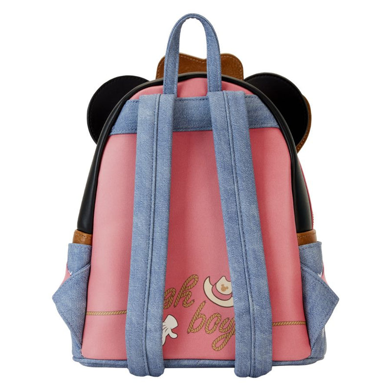 Pop Weasel - Image 4 of Disney - Western Mickey Cosplay Mini Backpack - Loungefly