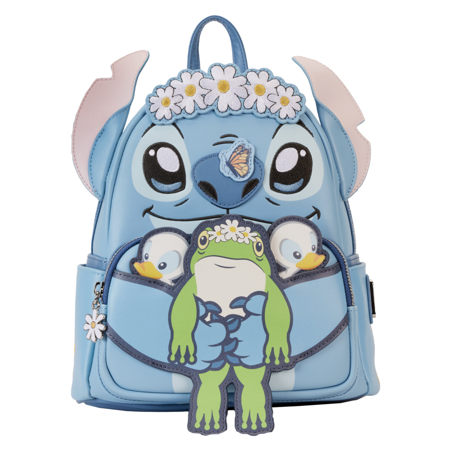 Pop Weasel Image of Lilo & Stitch - Springtime Stitch Cosplay Mini Backpack - Loungefly - Bags, Wallets & Purses - Image - Pop Weasel