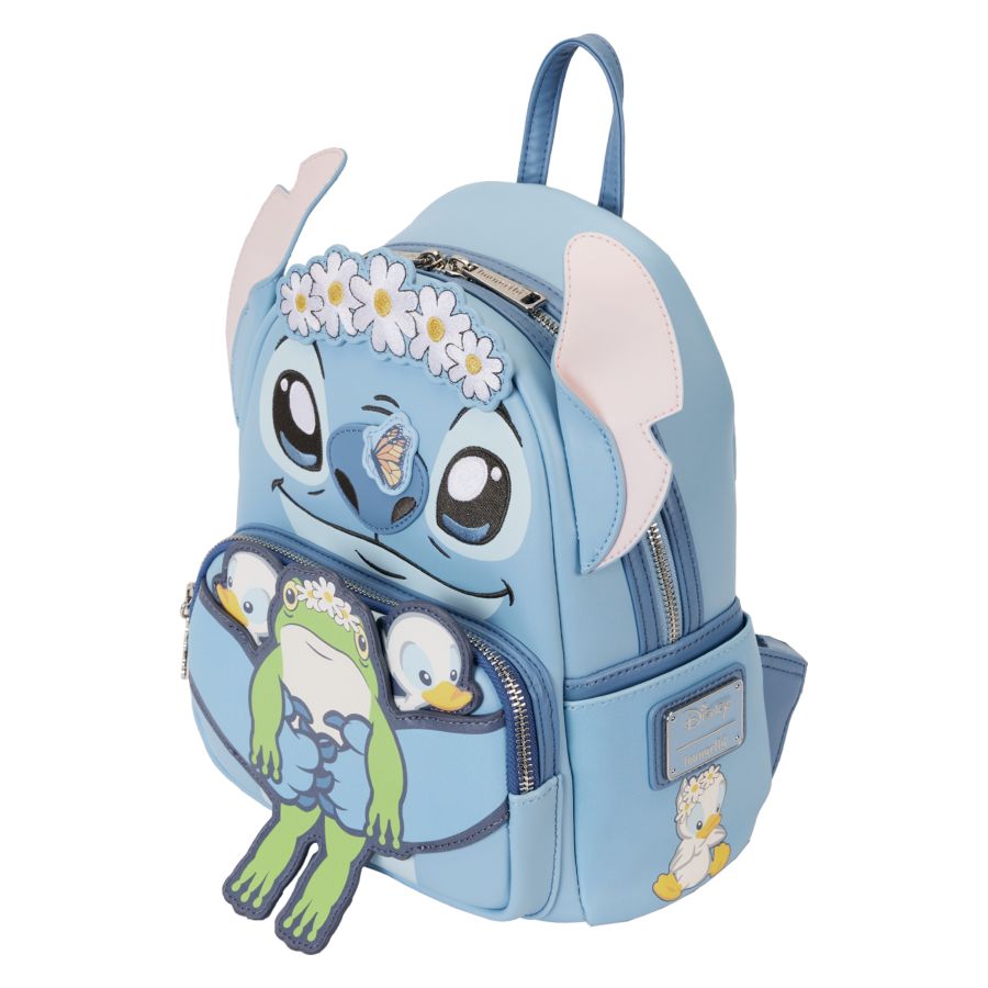 Pop Weasel - Image 3 of Lilo & Stitch - Springtime Stitch Cosplay Mini Backpack - Loungefly - Bags, Wallets & Purses - Image - Pop Weasel