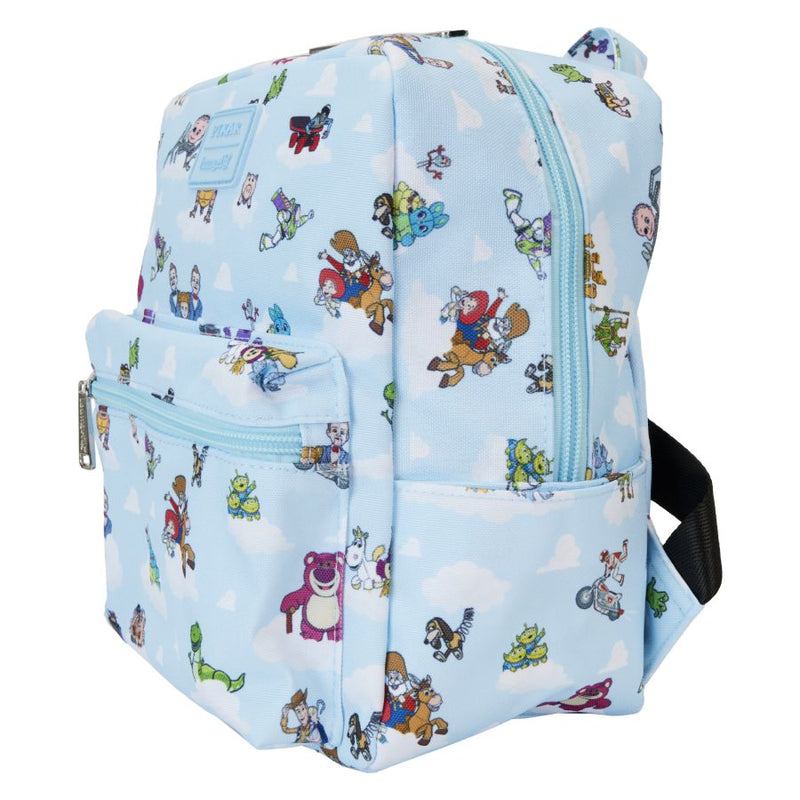 Pop Weasel - Image 2 of Toy Story - Movie Collab AOP Nylon Mini Backpack - Loungefly