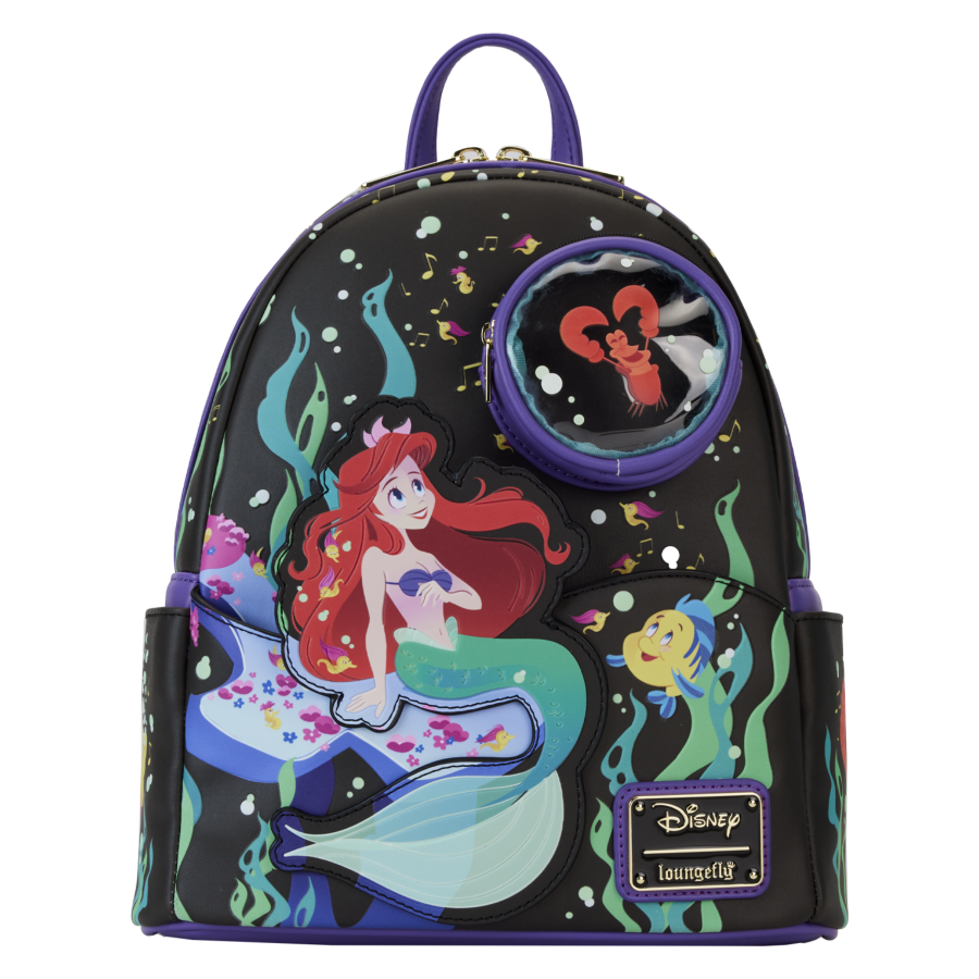 Pop Weasel Image of The Little Mermaid (1989) 35th Anniversary - Life Is The Bubbles Mini Backpack - Loungefly - Bags, Wallets & Purses - Image - Pop Weasel