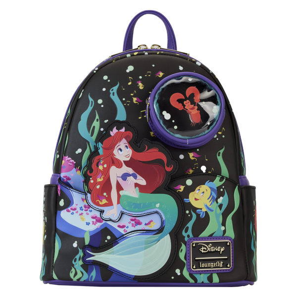 Pop Weasel Image of The Little Mermaid (1989) 35th Anniversary - Life Is The Bubbles Mini Backpack - Loungefly