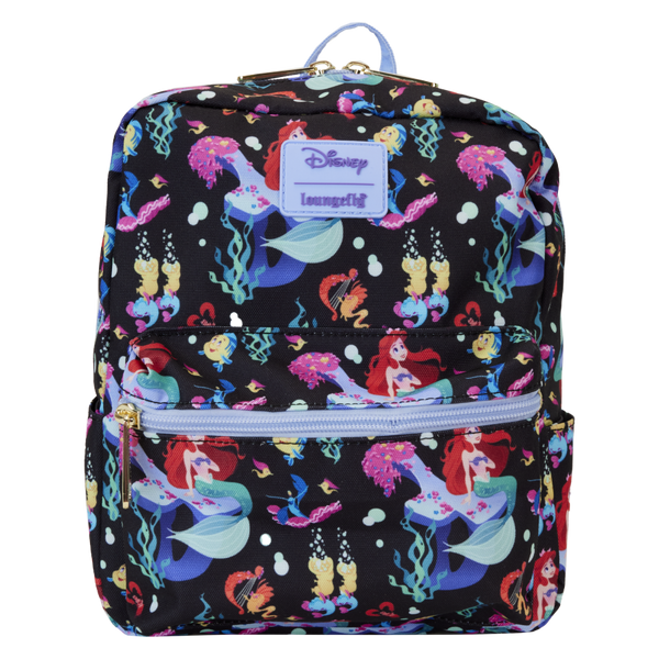 Pop Weasel Image of The Little Mermaid (1989) 35th Anniversary - Life Is The Bubbles Nylon Backpack - Loungefly