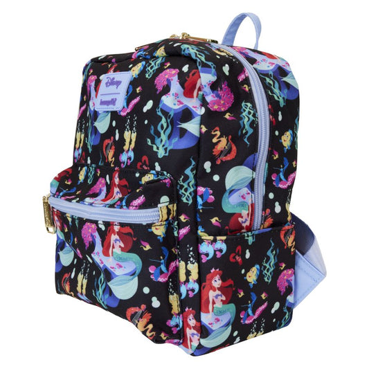 Pop Weasel - Image 2 of The Little Mermaid (1989) 35th Anniversary - Life Is The Bubbles Nylon Backpack - Loungefly