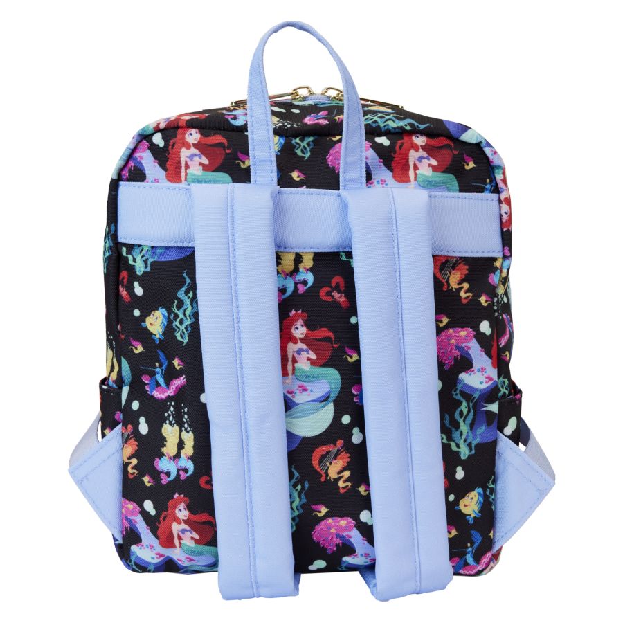 Pop Weasel - Image 4 of The Little Mermaid (1989) 35th Anniversary - Life Is The Bubbles Nylon Backpack - Loungefly