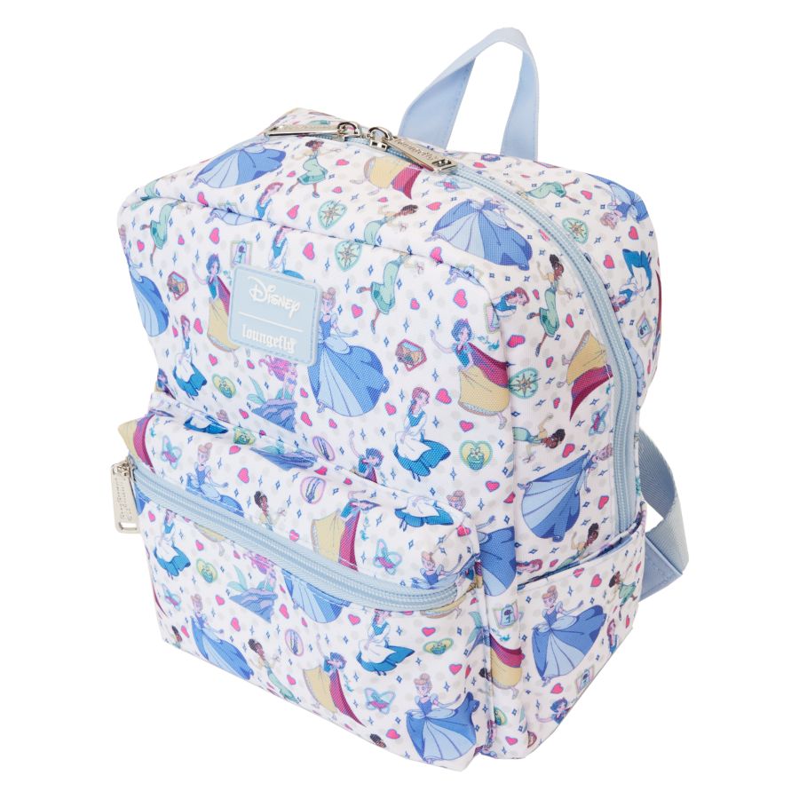 Image Pop Weasel - Image 3 of Disney Princess - Manga Style All-over-print Nylon Mini Backpack - Loungefly - Bags, Wallets & Purses - Image - Pop Weasel