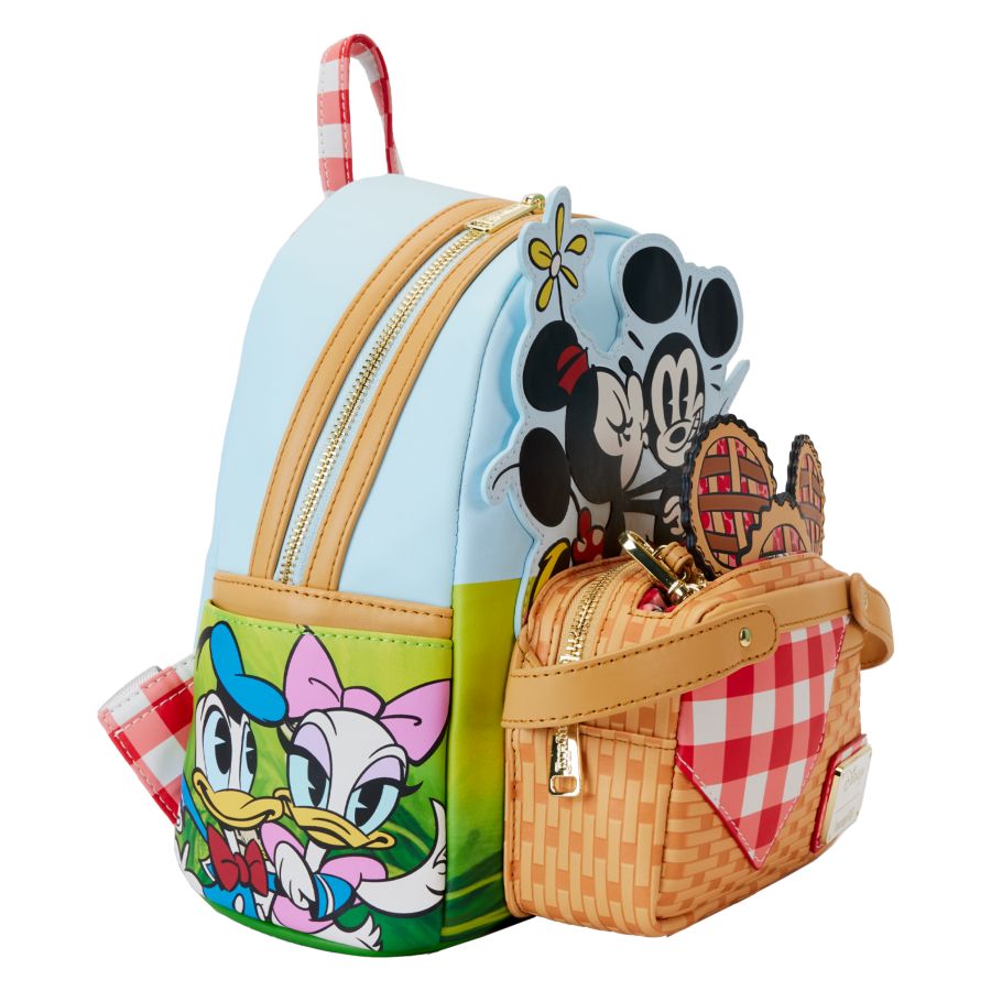 Image Pop Weasel - Image 5 of Mickey & Friends - Picnic Mini Backpack - Loungefly - Bags, Wallets & Purses - Image - Pop Weasel