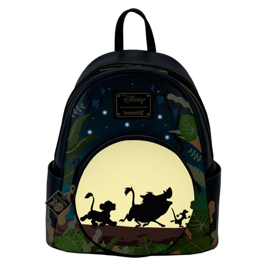 Image Pop Weasel - Image 2 of Lion King (1994): 30th Anniversary - Hakuna Matata Silhouette Mini Backpack - Loungefly