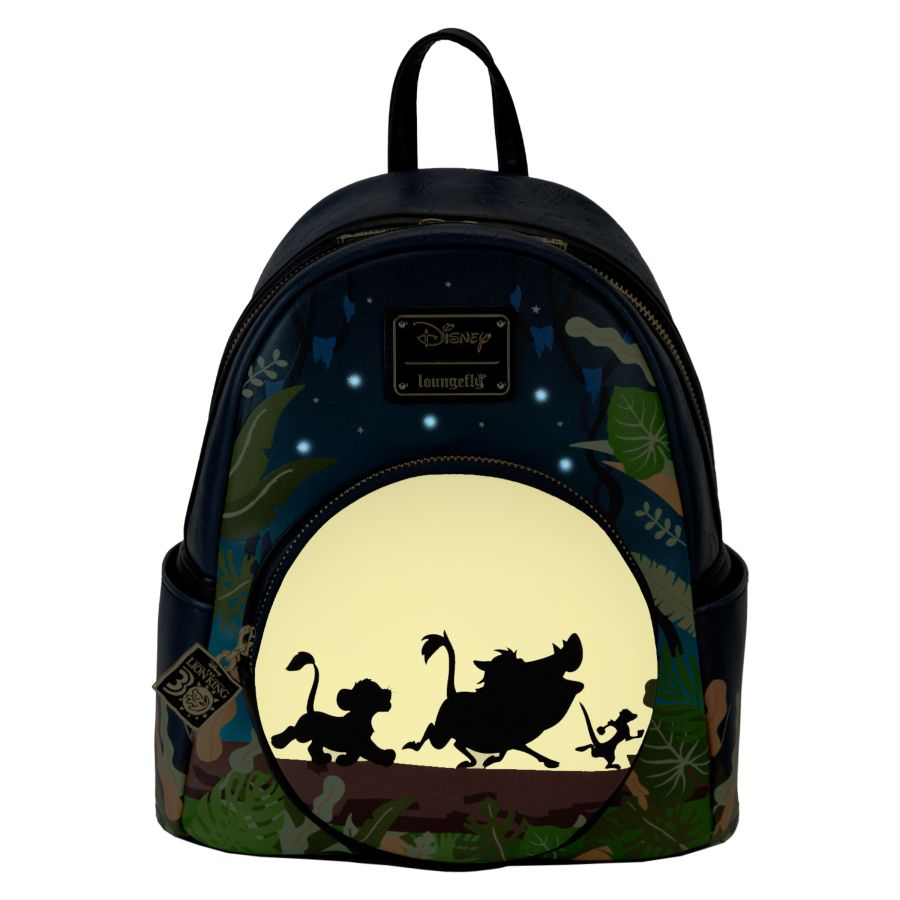 Image Pop Weasel - Image 2 of Lion King (1994): 30th Anniversary - Hakuna Matata Silhouette Mini Backpack - Loungefly - Bags, Wallets & Purses - Image - Pop Weasel