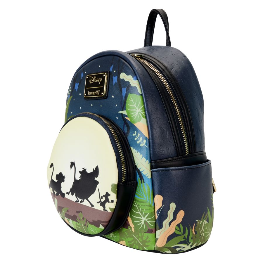 Image Pop Weasel - Image 3 of Lion King (1994): 30th Anniversary - Hakuna Matata Silhouette Mini Backpack - Loungefly - Bags, Wallets & Purses - Image - Pop Weasel