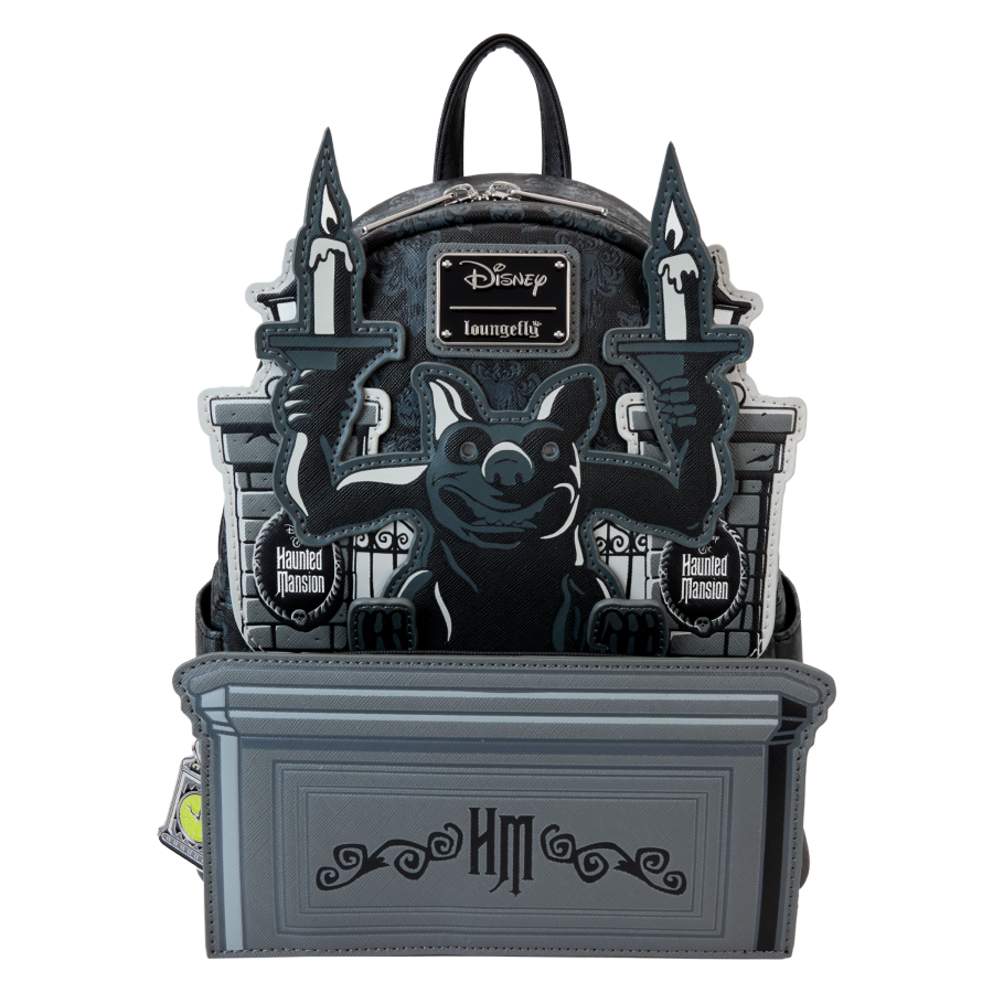 The Haunted Mansion - Gargoyle Wallpaper Light Up Glow Mini Backpack - Loungefly - Bags, Wallets & Purses - Image - Pop Weasel