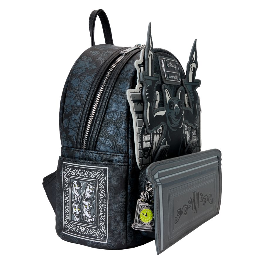 Image Pop Weasel - Image 5 of The Haunted Mansion - Gargoyle Wallpaper Light Up Glow Mini Backpack - Loungefly - Bags, Wallets & Purses - Image - Pop Weasel