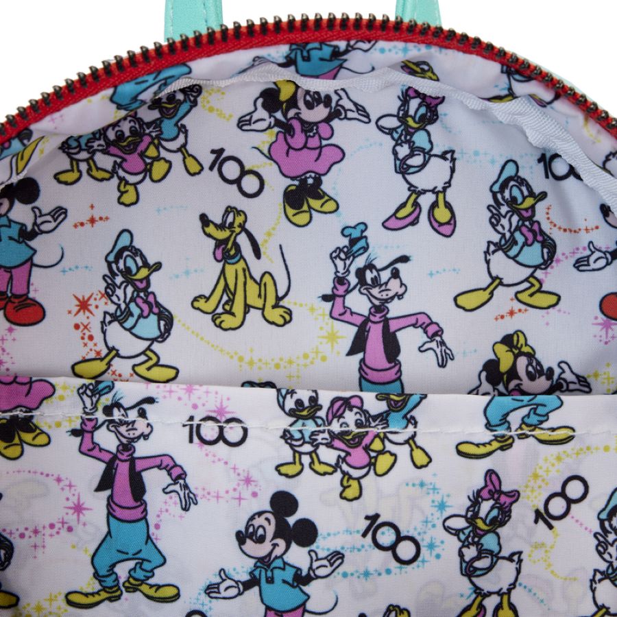 Pop Weasel - Image 4 of Disney: D100 - All-Over-Print Iridescent Mini Backpack with Ear Headband - Loungefly - Bags, Wallets & Purses - Image - Pop Weasel