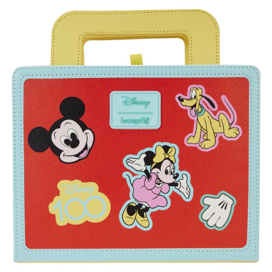 Disney: D100 - Mickey & Friends Classic Lunchbox Stationary Journal - Loungefly - Notebook - Image - Pop Weasel