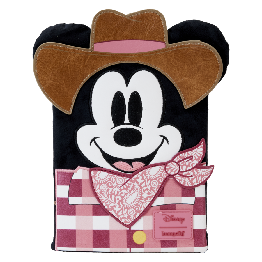 Disney - Western Mickey Plush Journal - Loungefly - Plush - Image - Pop Weasel