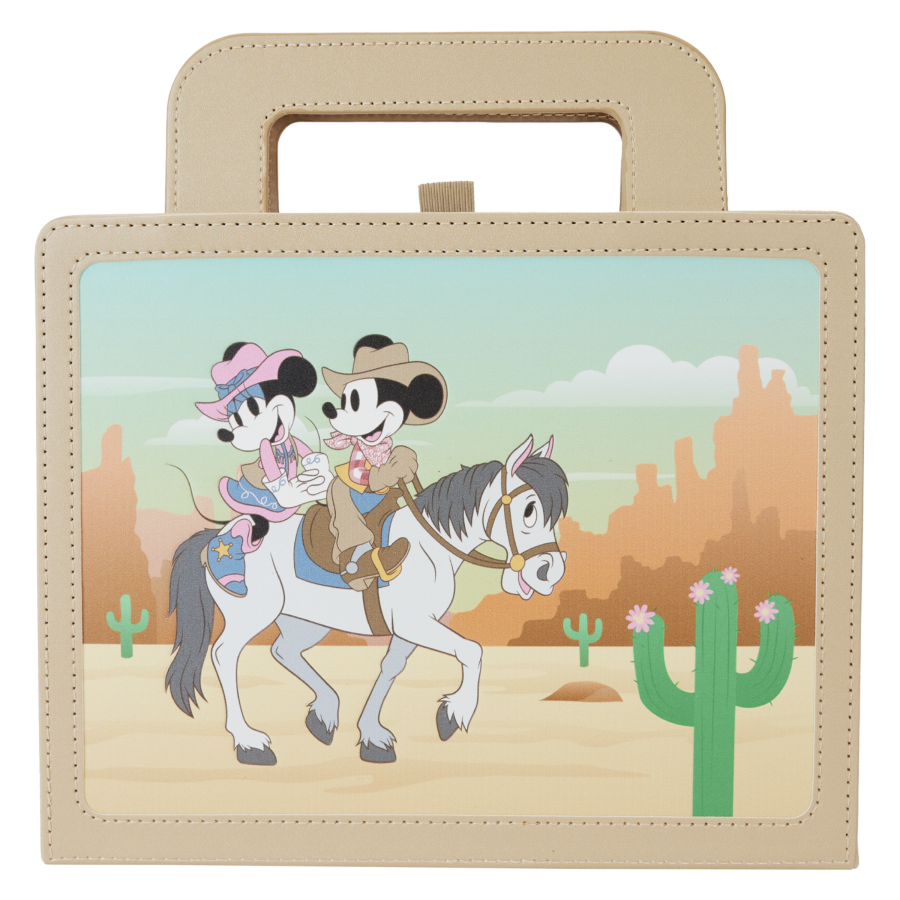 Disney - Western Mickey & Minnie Lunchbox Journal - Loungefly - Bags, Wallets & Purses - Image - Pop Weasel