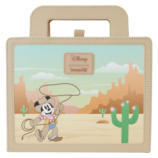 Image Pop Weasel - Image 2 of Disney - Western Mickey & Minnie Lunchbox Journal - Loungefly