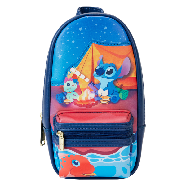 Lilo & Stitch - Camping Cuties Mini Backpack Pencil Case - Loungefly