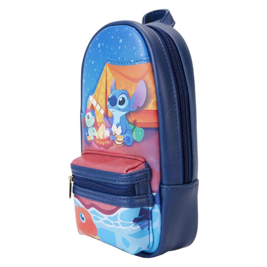 Image Pop Weasel - Image 2 of Lilo & Stitch - Camping Cuties Mini Backpack Pencil Case - Loungefly - Bags, Wallets & Purses - Image - Pop Weasel