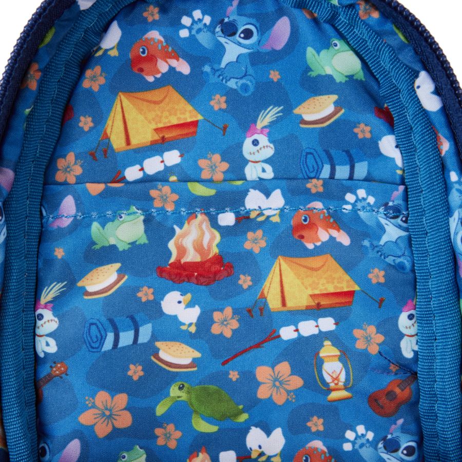 Image Pop Weasel - Image 4 of Lilo & Stitch - Camping Cuties Mini Backpack Pencil Case - Loungefly - Bags, Wallets & Purses - Image - Pop Weasel