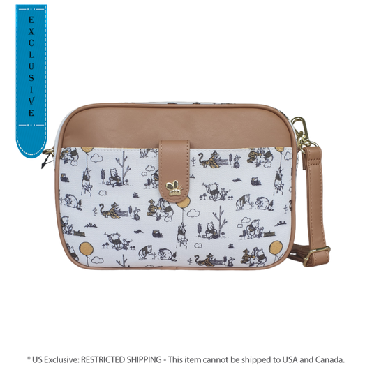 Pop Weasel Image of Winnie the Pooh - Line Drawing US Exclusive Crossbody [RS] - Loungefly