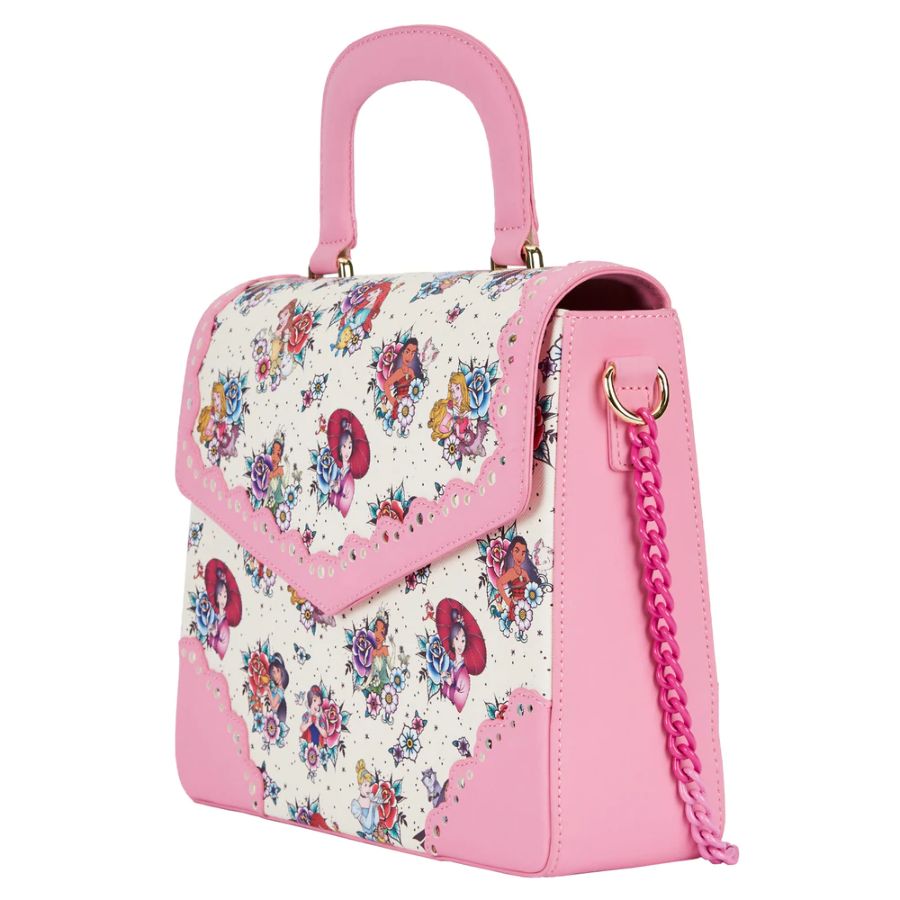 Pop Weasel - Image 2 of Disney Princess - Floral Tattoo Crossbody - Loungefly - Bags, Wallets & Purses - Image - Pop Weasel