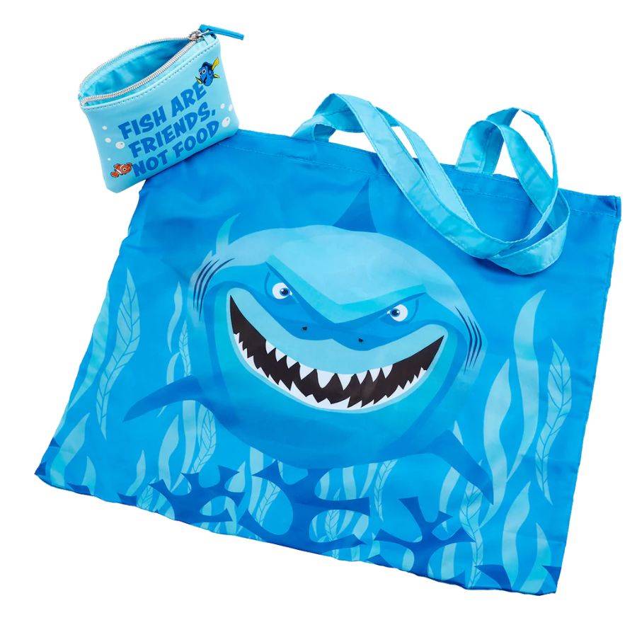 Pop Weasel Image of Finding Nemo - Bruce Coin Pouch & Tote Bag 2-in-1 US Exclusive Set [RS] - Loungefly - Bags, Wallets & Purses - Image - Pop Weasel