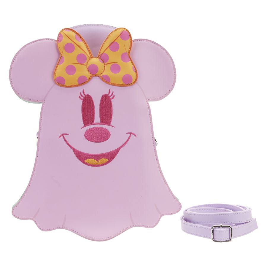 Pop Weasel - Image 3 of Disney - Mickey & Minnie Pastel Ghost Glow Crossbody - Loungefly - Bags, Wallets & Purses - Image - Pop Weasel