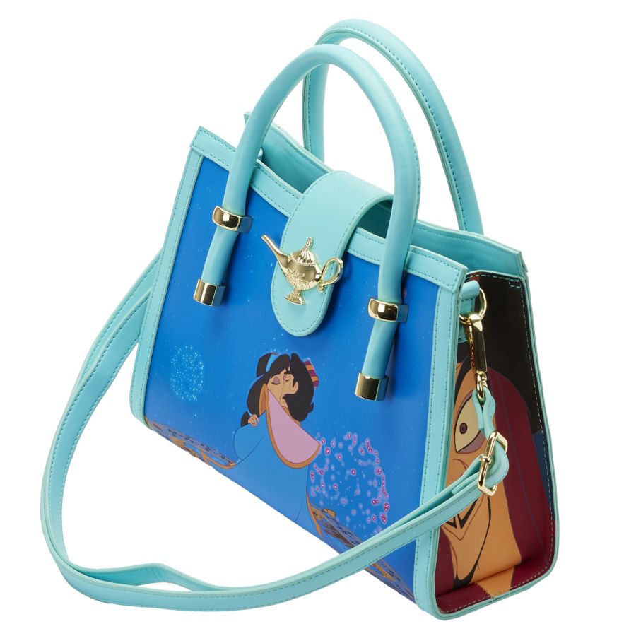 Pop Weasel - Image 3 of Aladdin (1992) - Jasmine Princess Scenes Crossbody - Loungefly - Bags, Wallets & Purses - Image - Pop Weasel