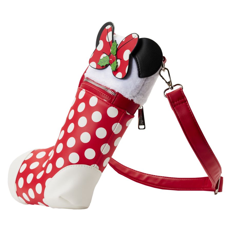 Pop Weasel - Image 2 of Disney - Minnie Christmas Stocking Crossbody - Loungefly - Bags, Wallets & Purses - Image - Pop Weasel