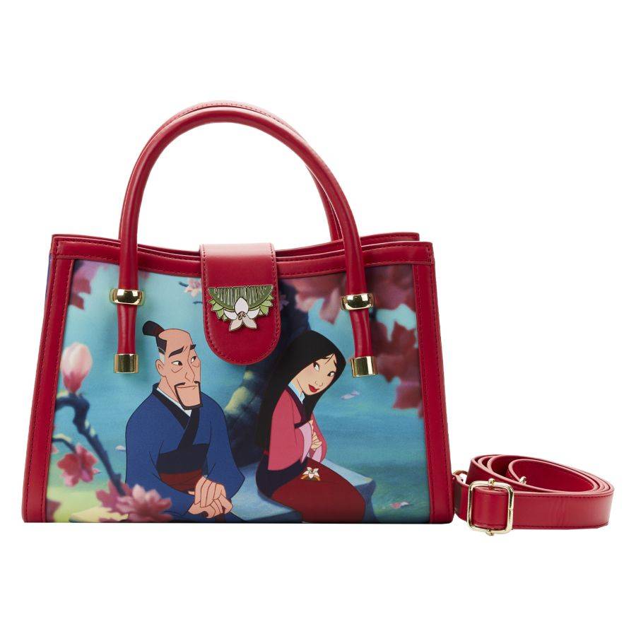 Pop Weasel Image of Mulan (1998) - Princess Scene Crossbody - Loungefly