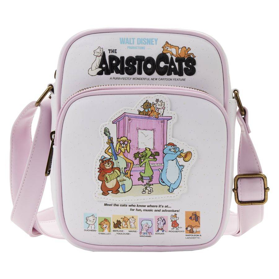 Pop Weasel Image of The Aristocats (1970) - Poster Passport Crossbody - Loungefly - Bags, Wallets & Purses - Image - Pop Weasel