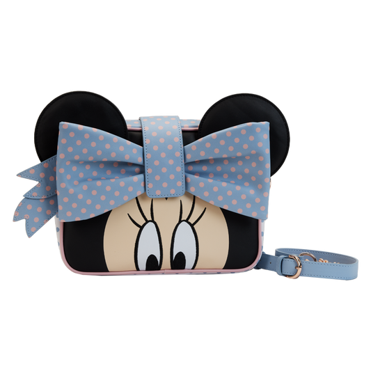 Pop Weasel Image of Disney - Minnie Pastel Block Dots Crossbody - Loungefly