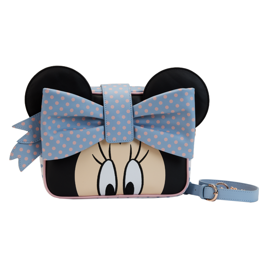 Pop Weasel Image of Disney - Minnie Pastel Block Dots Crossbody - Loungefly - Bags, Wallets & Purses - Image - Pop Weasel