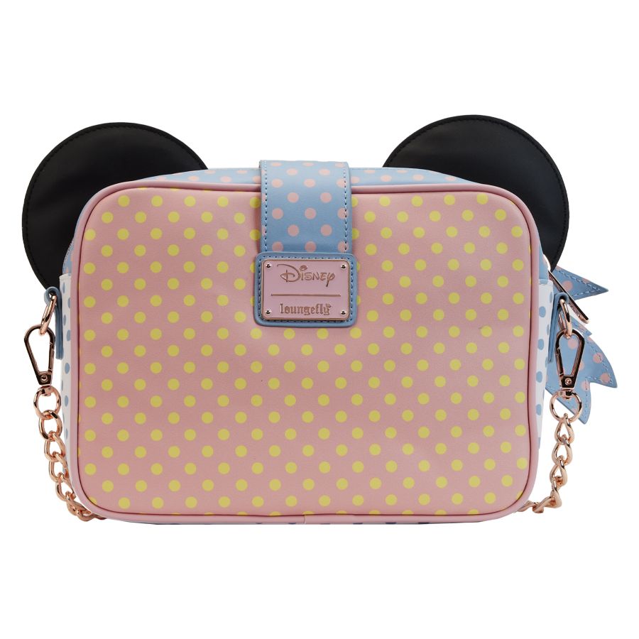 Pop Weasel - Image 4 of Disney - Minnie Pastel Block Dots Crossbody - Loungefly - Bags, Wallets & Purses - Image - Pop Weasel