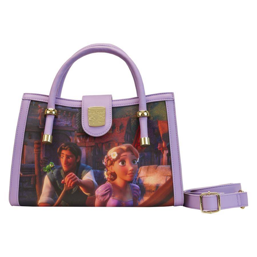 Pop Weasel Image of Tangled - Princess Scene Crossbody Bag - Loungefly - Bags, Wallets & Purses - Image - Pop Weasel