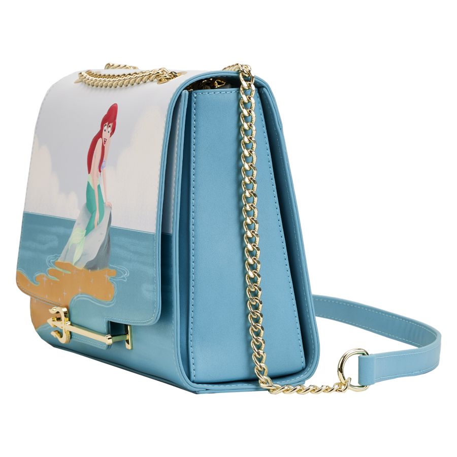 Pop Weasel - Image 3 of The Little Mermaid (1989) - Triton's Gift Crossbody - Loungefly - Bags, Wallets & Purses - Image - Pop Weasel