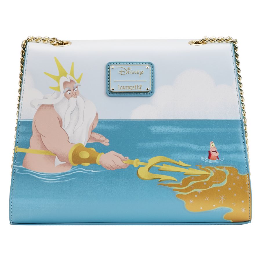 Pop Weasel - Image 4 of The Little Mermaid (1989) - Triton's Gift Crossbody - Loungefly - Bags, Wallets & Purses - Image - Pop Weasel