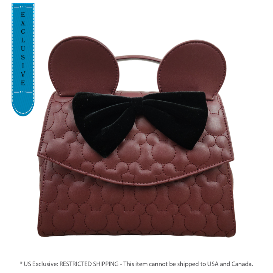 Pop Weasel Image of Disney - Minnie Mouse Quilted US Exclusive Crossbody [RS] - Loungefly - Bags, Wallets & Purses - Image - Pop Weasel