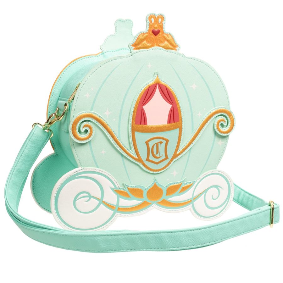 Pop Weasel - Image 2 of Disney - Cinderella Pumpkin Carriage US Exclusive Reversible Crossbody [RS] - Loungefly - Bags, Wallets & Purses - Image - Pop Weasel