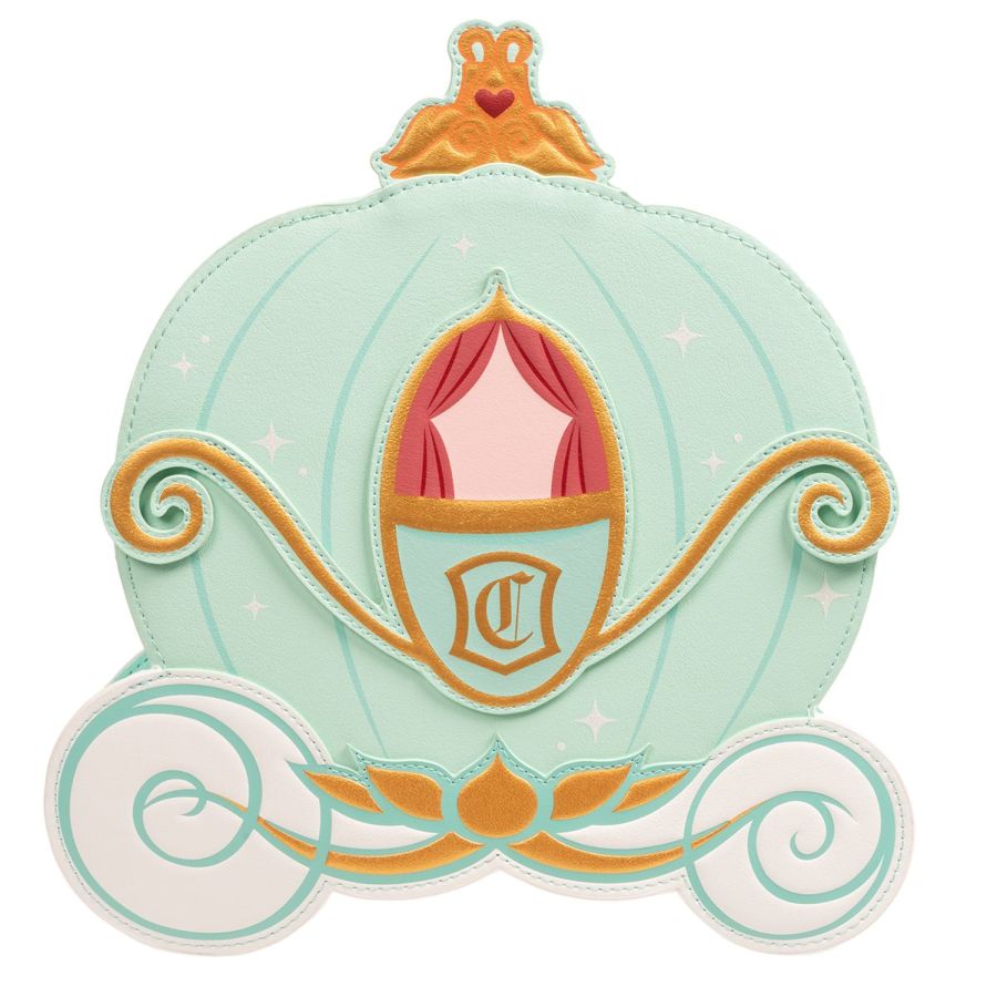 Pop Weasel - Image 3 of Disney - Cinderella Pumpkin Carriage US Exclusive Reversible Crossbody [RS] - Loungefly - Bags, Wallets & Purses - Image - Pop Weasel