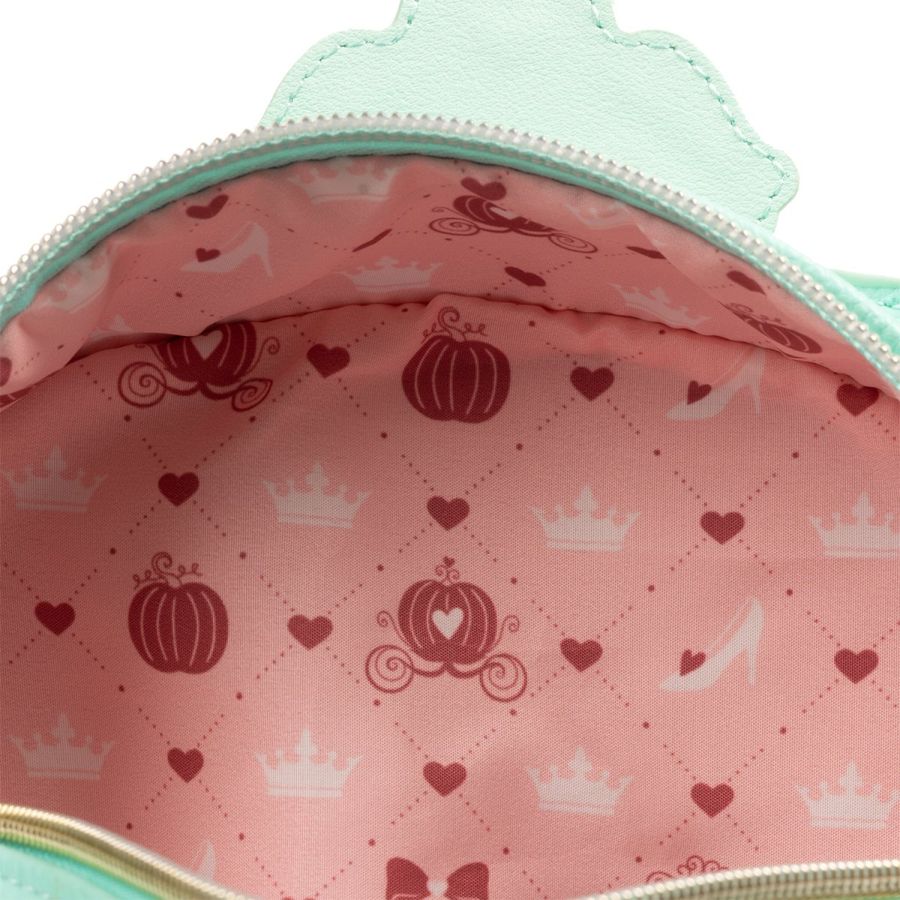 Pop Weasel - Image 7 of Disney - Cinderella Pumpkin Carriage US Exclusive Reversible Crossbody [RS] - Loungefly