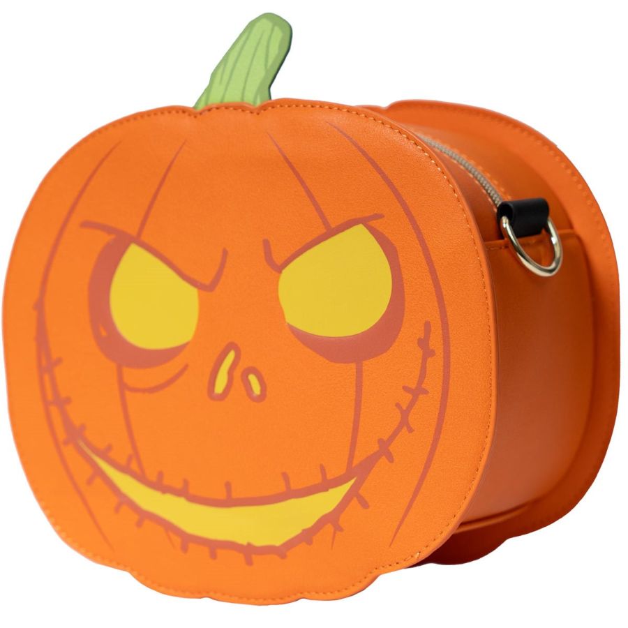 Pop Weasel - Image 3 of The Nightmare Before Christmas - Jack-O-Lantern US Exclusive Glow Crossbody [RS] - Loungefly - Bags, Wallets & Purses - Image - Pop Weasel