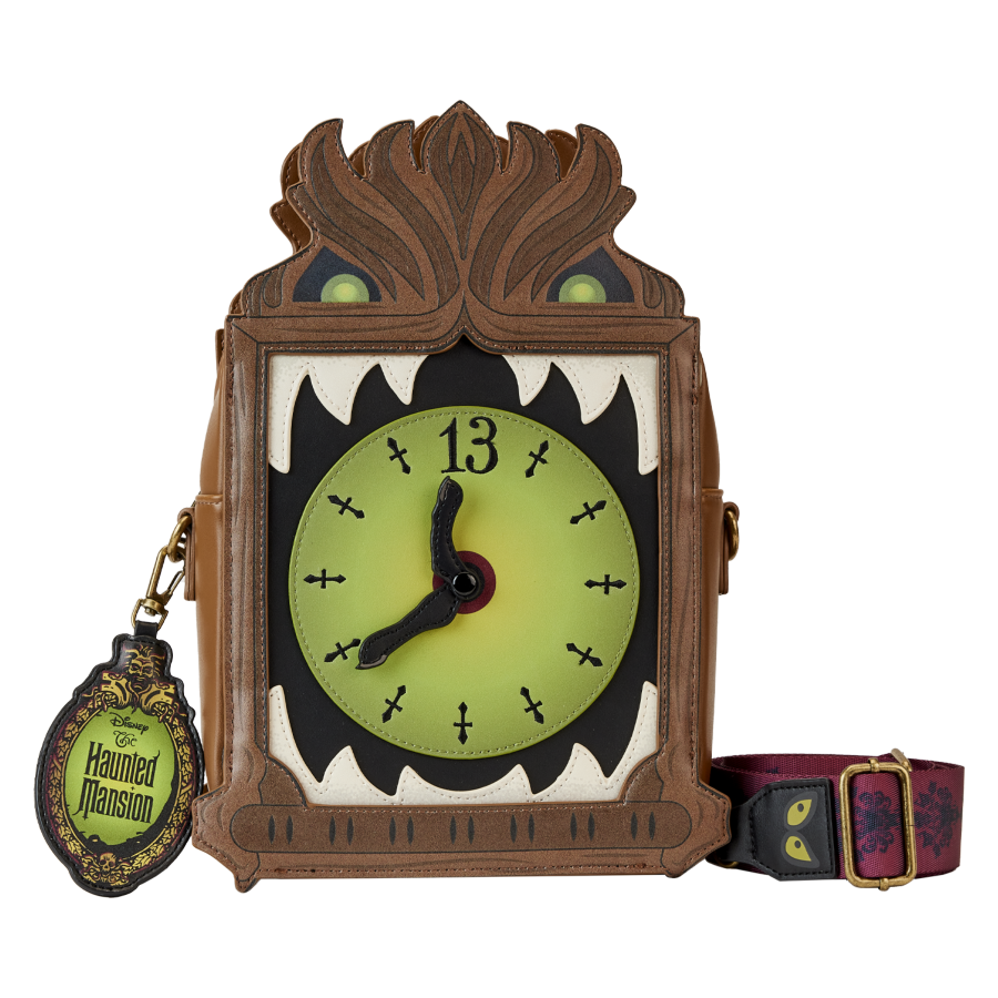 Pop Weasel Image of Disney's Haunted Mansion - Clock Crossbody - Loungefly - Bags, Wallets & Purses - Image - Pop Weasel