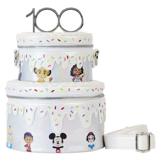 Pop Weasel Image of Disney - 100th Celebration Cake Crossbody - Loungefly