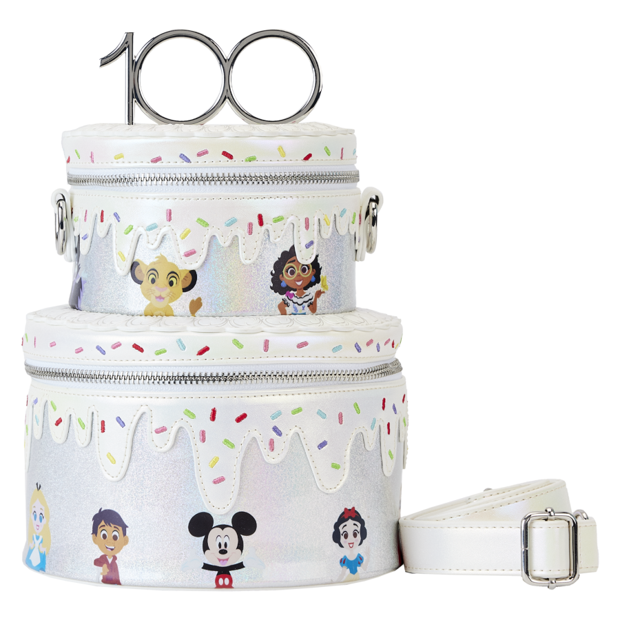 Pop Weasel Image of Disney - 100th Celebration Cake Crossbody - Loungefly - Bags, Wallets & Purses - Image - Pop Weasel