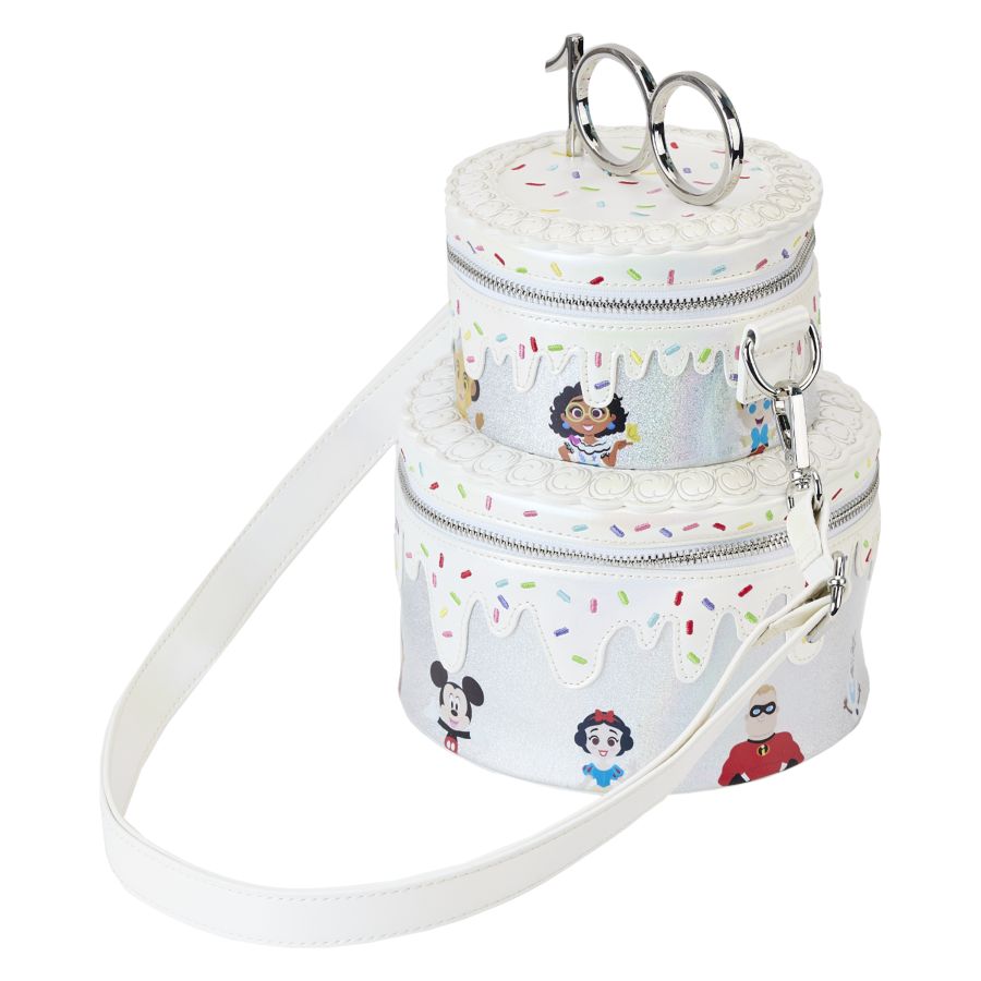 Pop Weasel - Image 3 of Disney - 100th Celebration Cake Crossbody - Loungefly - Bags, Wallets & Purses - Image - Pop Weasel