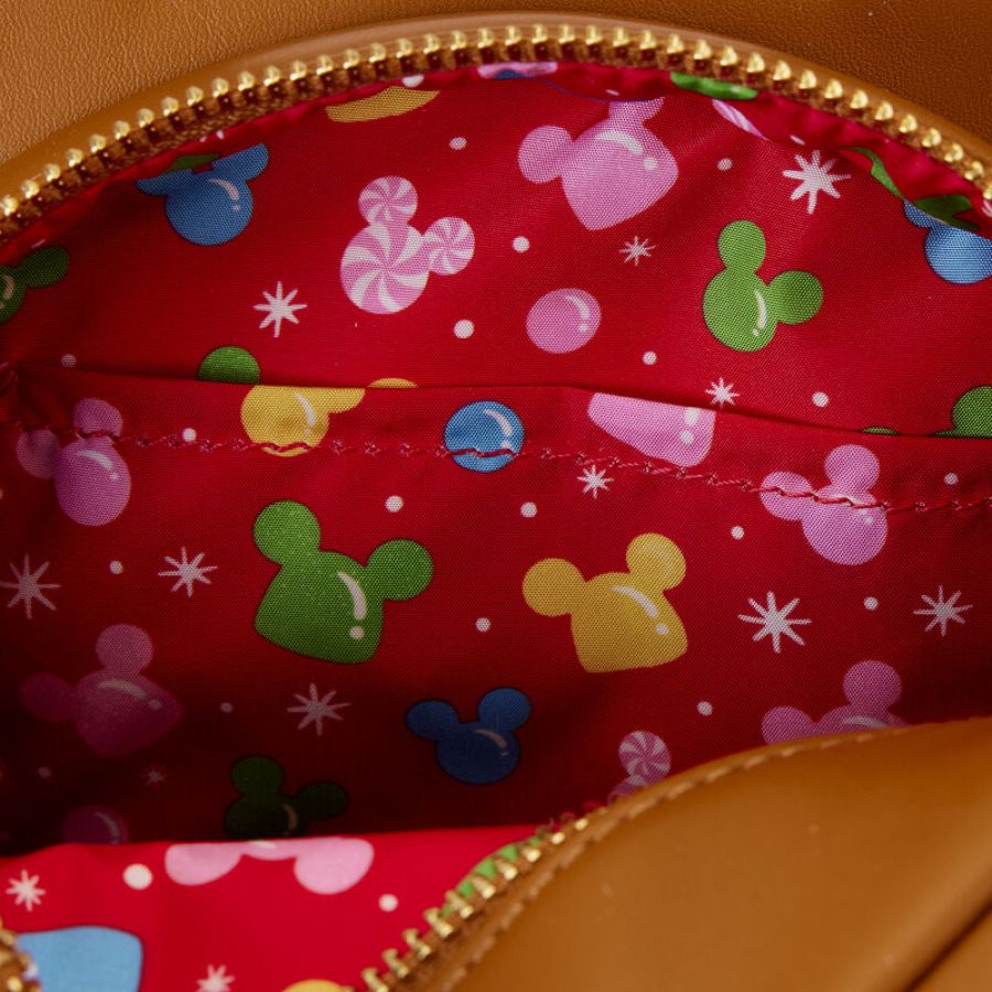 Disney - Mickey & Minnie Gingerbread Cookie Crossbody - Loungefly - Bags, Wallets & Purses - Image - Pop Weasel