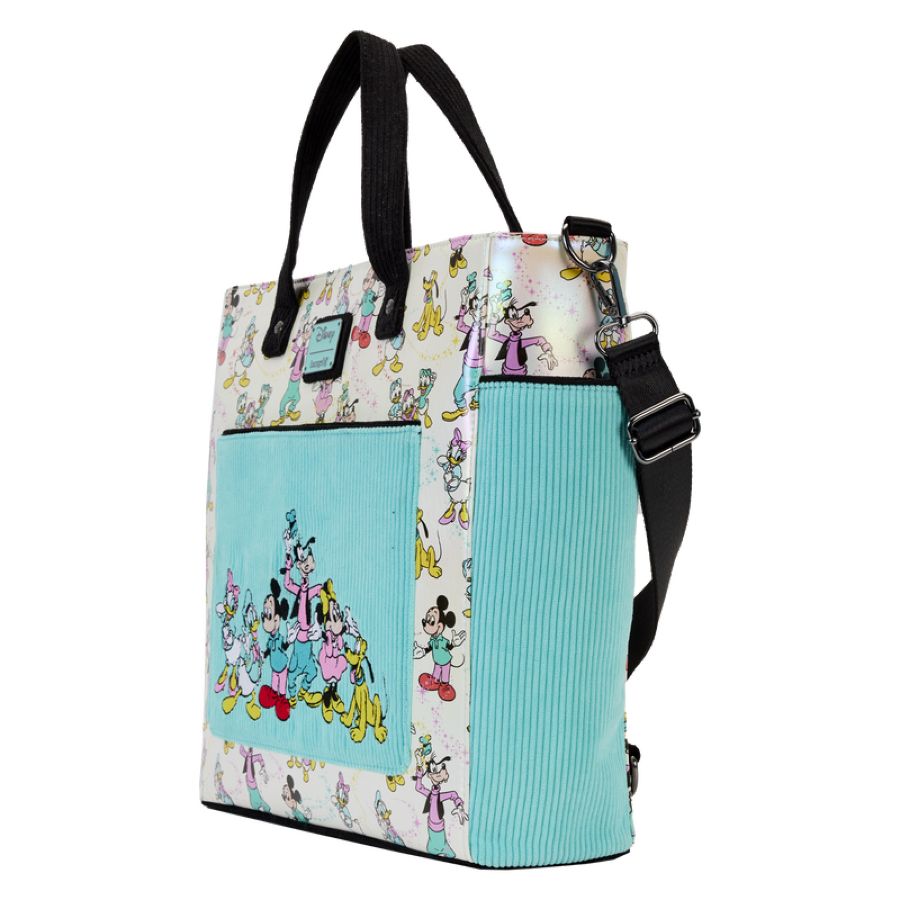 Disney: D100 - Classic All-Over Print Iridescent Convertible Tote Bag - Loungefly - Bags, Wallets & Purses - Image - Pop Weasel